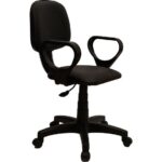 Türksit Eko Kollu Çalışma Koltuğu Kumaş Siyah