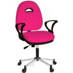 Türksit Kozmo Yönetici Koltuğu Krom Ayak Pembe