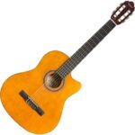 Valencia VC104TC Naturel Cutaway Klasik Gitar 4/4 (Sap Çelik+Kılıf)