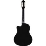 Valencia VC104TCBK Siyah Cutaway Klasik Gitar 4/4 (Sap Çelik+Kılıf) - Görsel 2