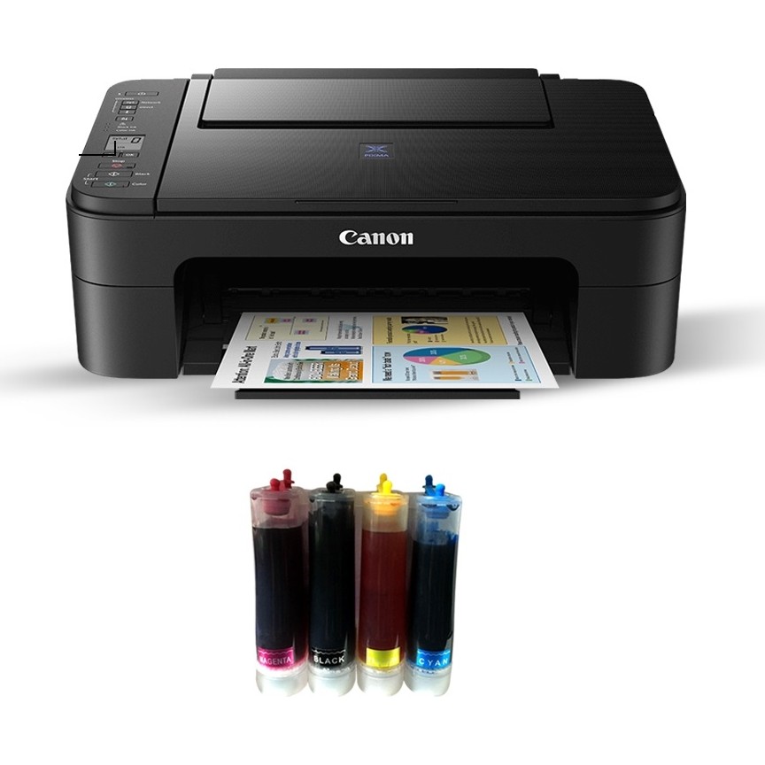 9842322800690.jpg Canon Pixma E3340 Fotokopi + Tarayıcı +Wi Fi Airprint Yazıcı + Bitmeyen Kartuş Sistemi - Görsel 1